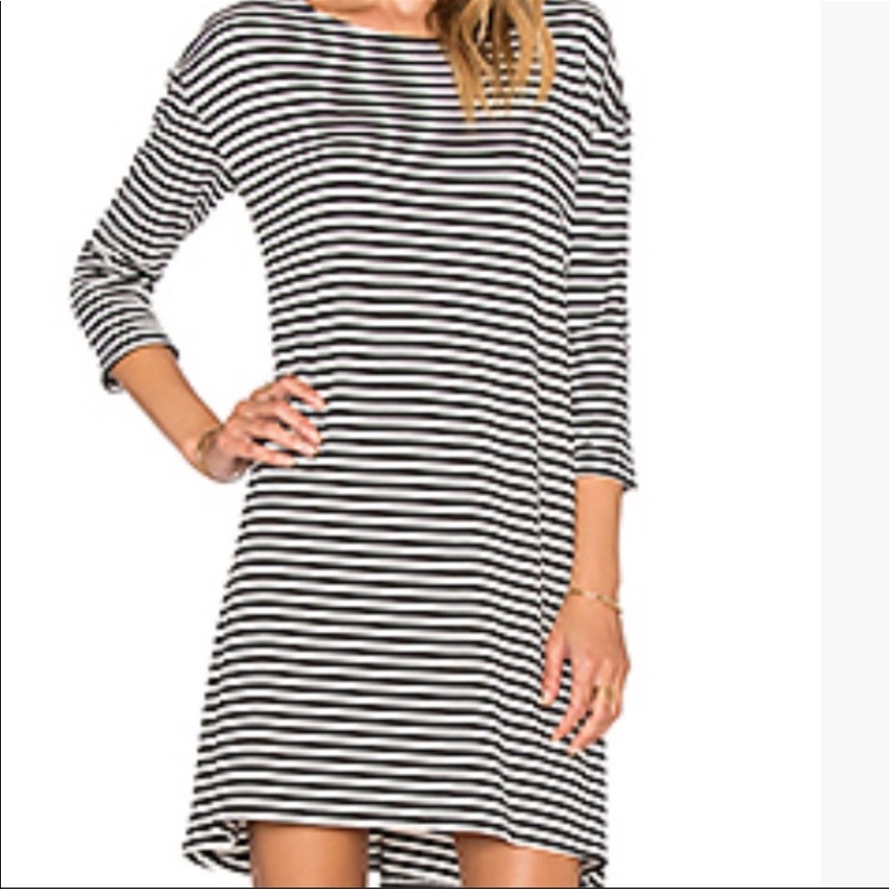 BB Dakota Disa Striped shirt Dress